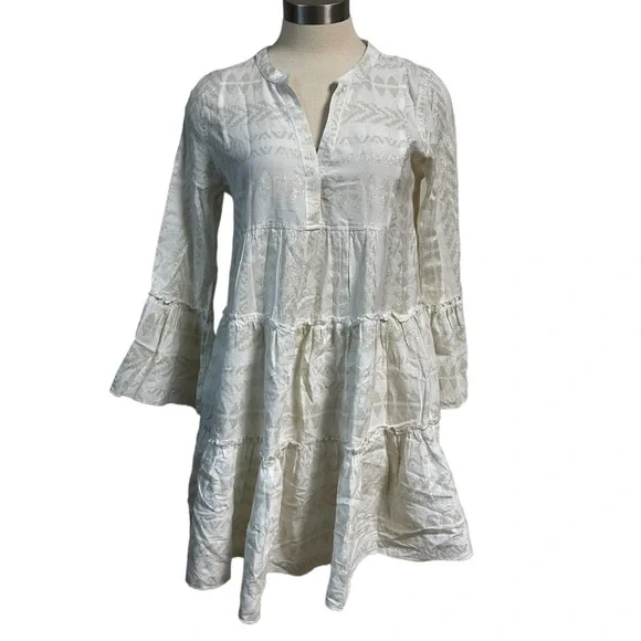 Elan Cream Boho Dress - Picture 6 of 9